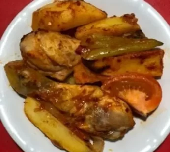 Fırında Soslu Tavuk Baget